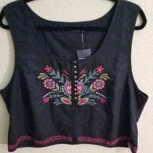 Gudrun Sjoden Embroidered Vest
